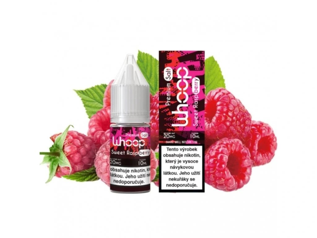 Whoop Sweet Raspberry 10 ml – e-liquid se solí nikotinu: 20 mg