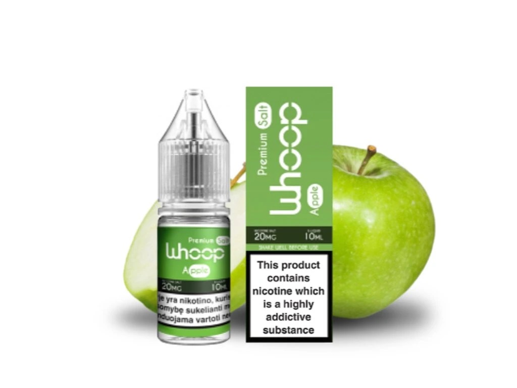 Whoop Apple 10 ml – e-liquid se solí nikotinu: 20 mg