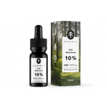 Hemnia Full Spectrum CBD Konopný olej 10%, 1000 mg, 10 ml